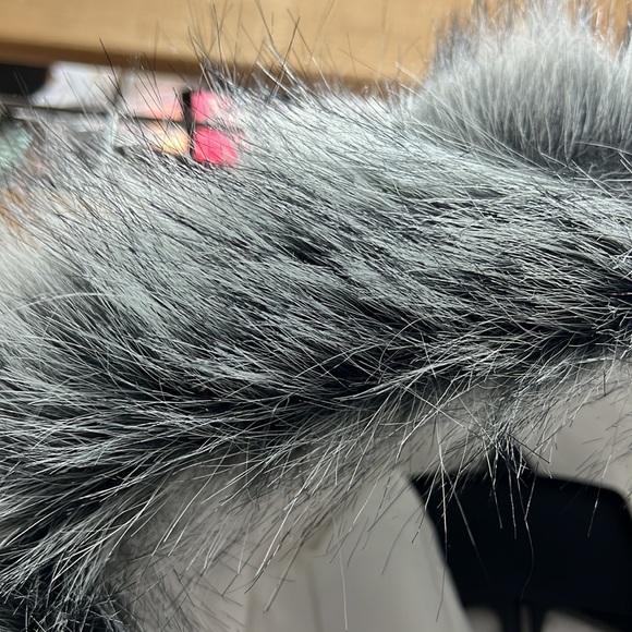 NWT,laundry by shelli segal Faux Fur Trim W Puffer Coat,white - Picture 10 of 17